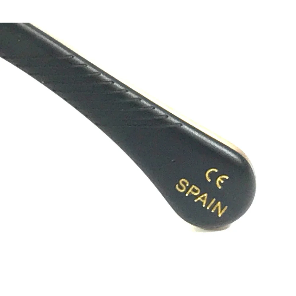 Alfred Kerbs Eyeglasses Frames FRANK BK Black Gold Square Full Rim 54-17-142